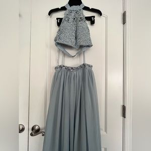 Exquisite Baby Blue Prom Dress 🩵